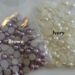 Flat Back Pearls (10mm) - 100pcs